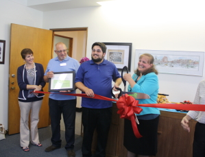 Preparing for the Ferndale Chamber of Commerce Ribbon Cutting, 6/11/13